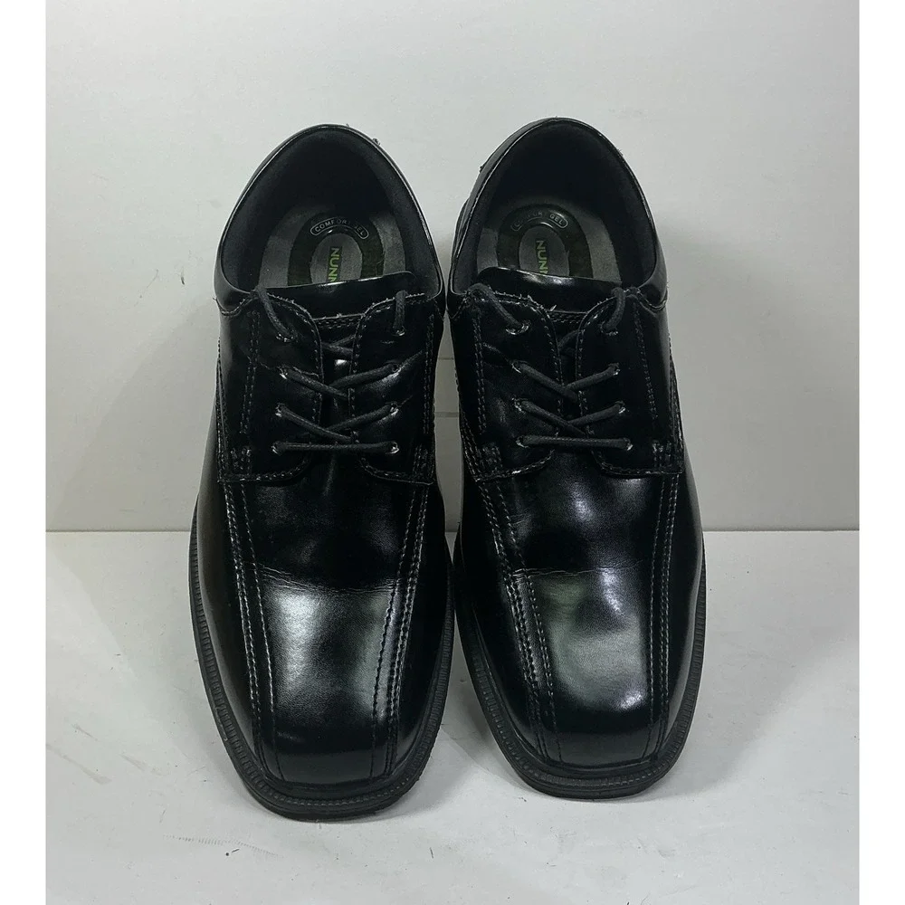 Nunn Bush Kor Mens‎ Black Leather Dress Shoes Sz 13M Casual Comfort Office